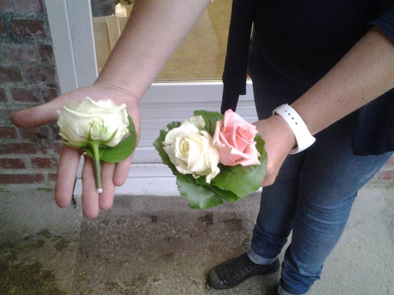 Boutonnieres pour mariage Goderville